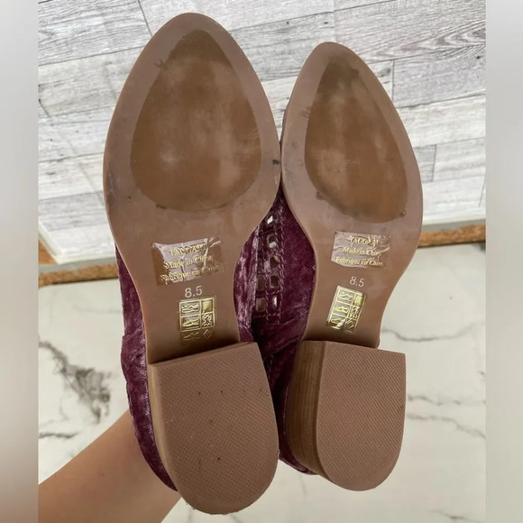 Jeffrey Campbell Taggart Booties in lush blush velvet size 8.5 - Picture 7 of 13